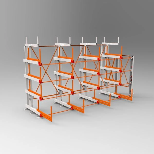 Raft cantilever cu o singură față